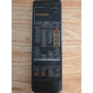 FISHER Remote Control Cable VCR TV Original Tested